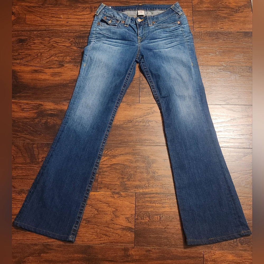 Women's True Religion Jeans Becky Super T Size 32 RN#112790